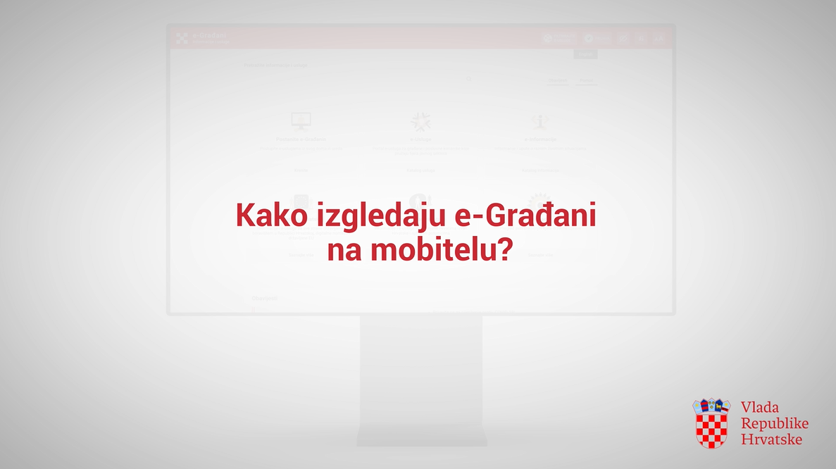 Kako izgledaju e-Građani na mobitelu?